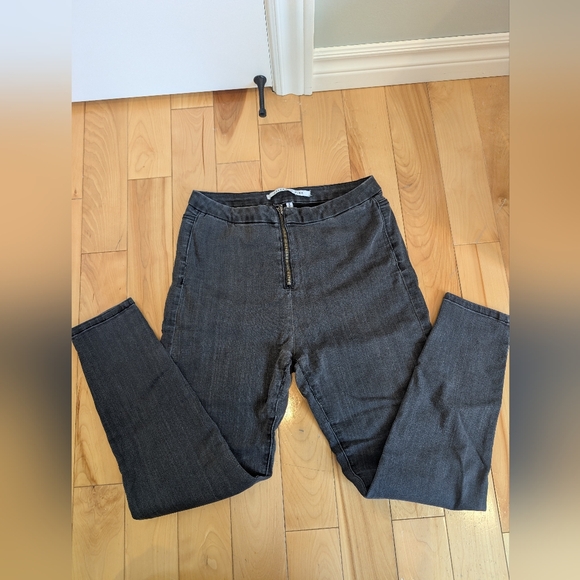 Celebrity Pink Denim - Celebrity Pink Women's Dark Gray Skinny Jeans